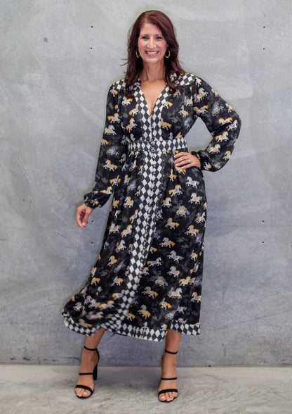 Riding Side Saddle dress