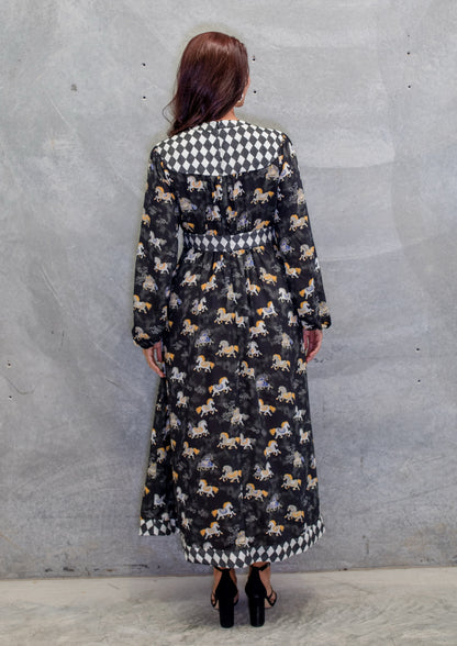 Riding Side Saddle dress