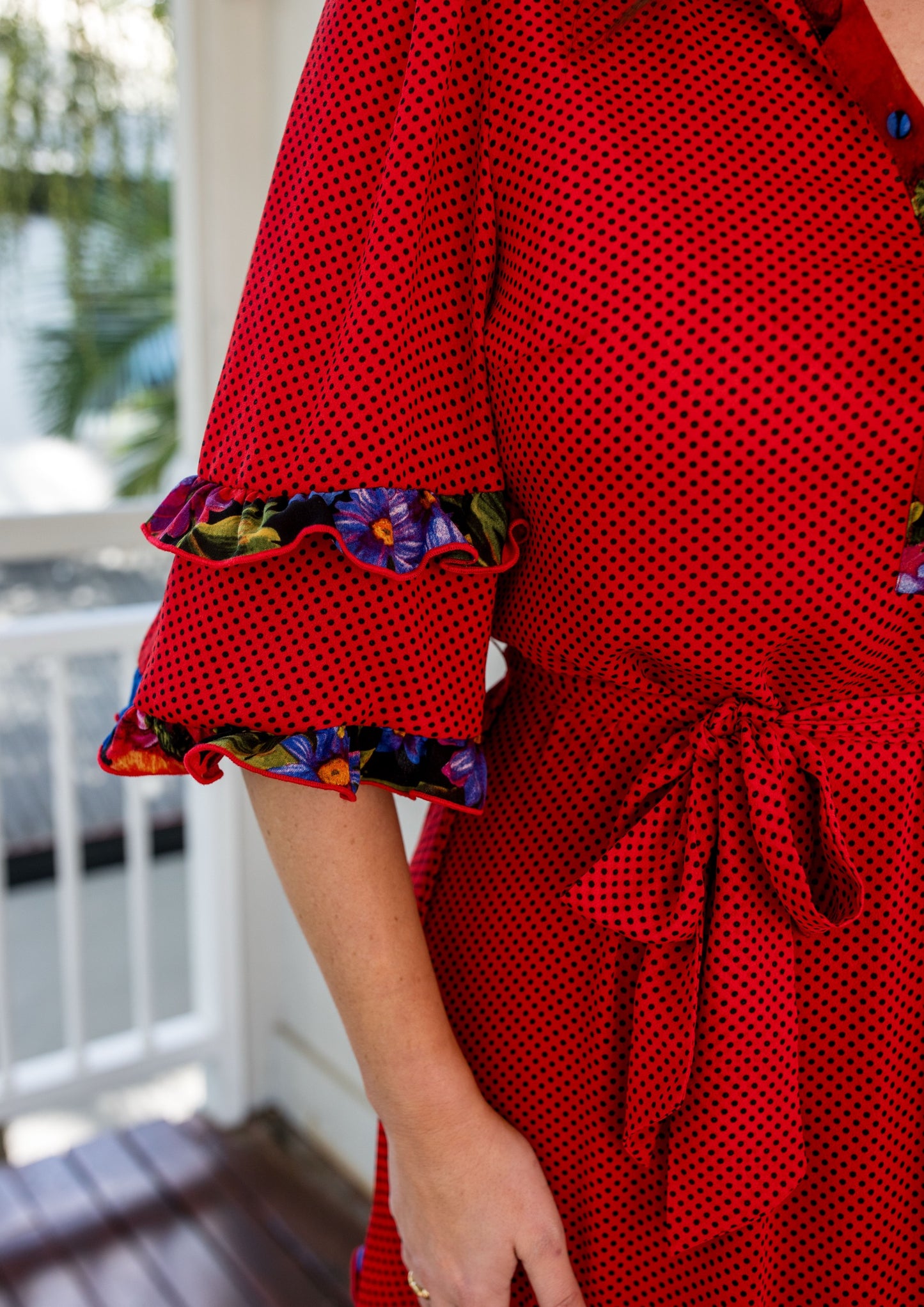 Remington dress Poppies and Asters