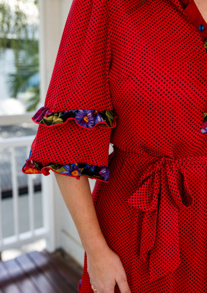 Remington dress Poppies and Asters