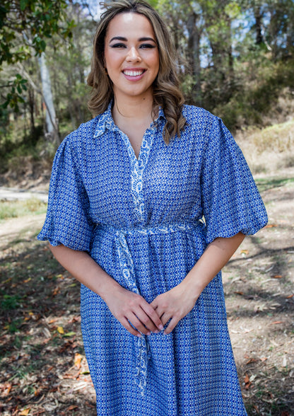 Blue Willow dress.